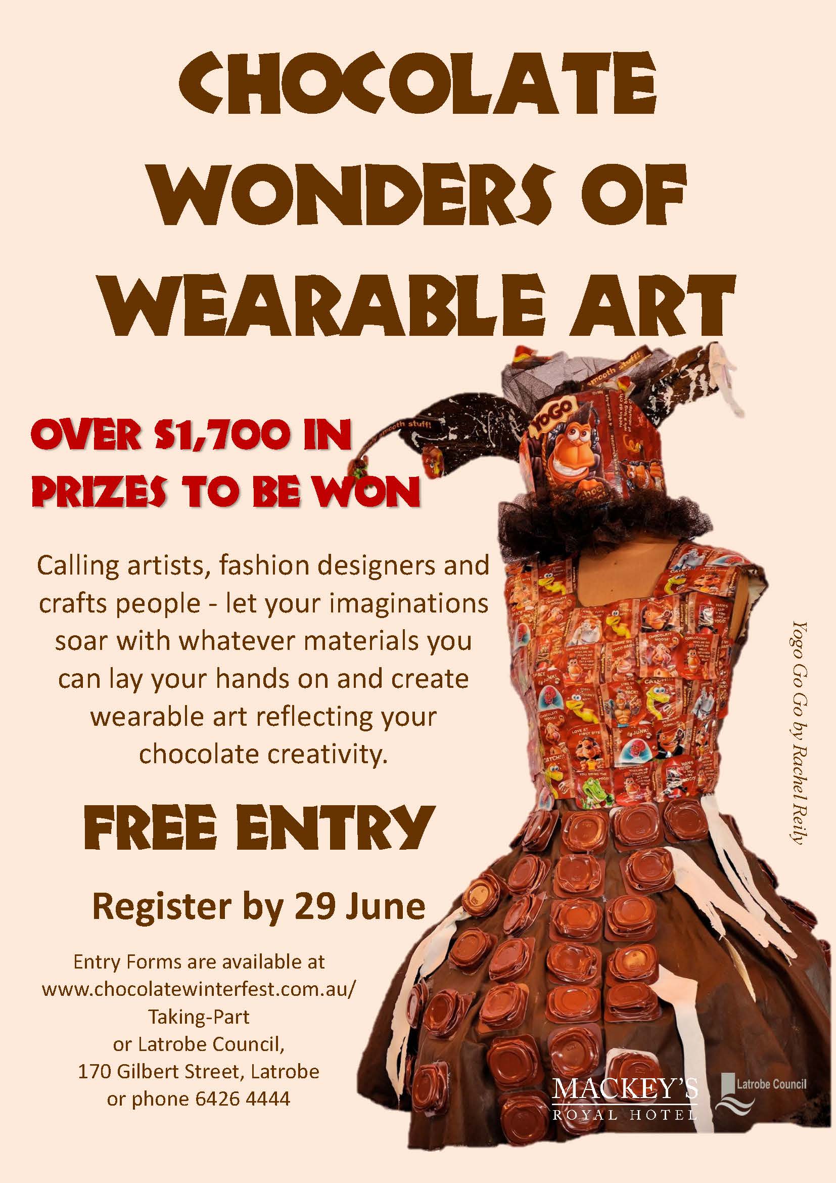 2026 Chocolate Wonders of Wearable Art - Flyer